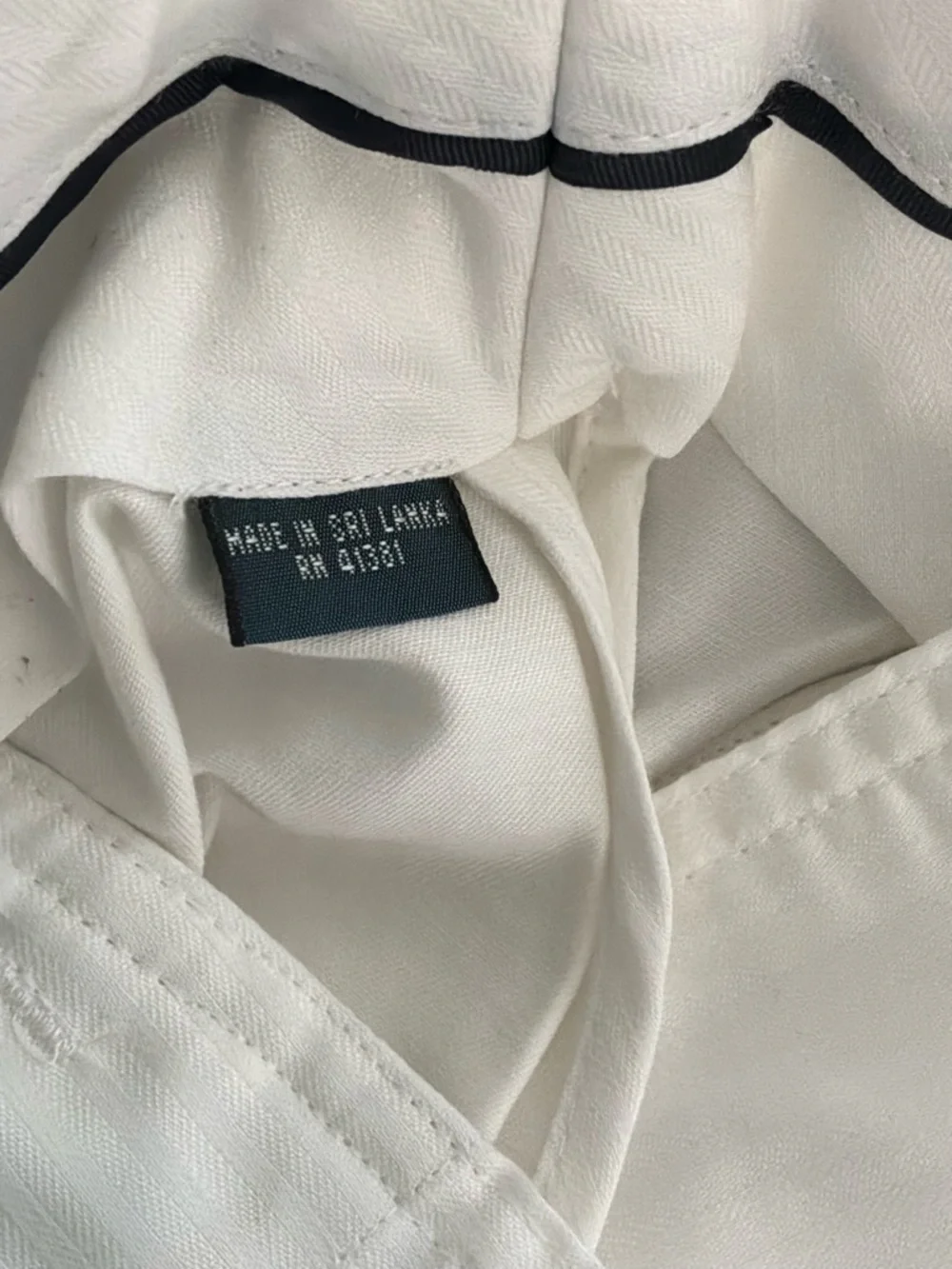 Polo Ralph Lauren Stretch Classic Fit White Chino Pants Mens 38/28